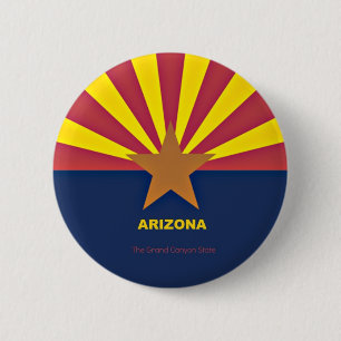 Flagge von Arizona Button