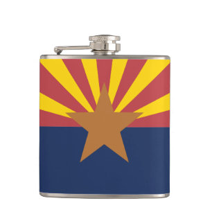 Flagge von Arizona Flachmann