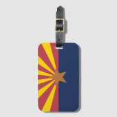 Flagge von Arizona Gepäckanhänger (Vorderseite Vertikal)