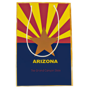 Flagge von Arizona Mittlere Geschenktüte