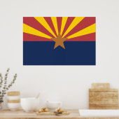 Flagge von Arizona Poster (Küche)