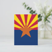 Flagge von Arizona Postkarte (Stehend Vorderseite)