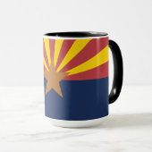 Flagge von Arizona Tasse (VorderseiteRechts)