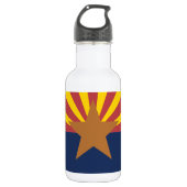 Flagge von Arizona Trinkflasche (Vorderseite)
