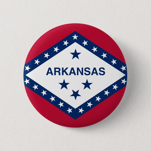 Flagge von Arkansas Button (Vorderseite)