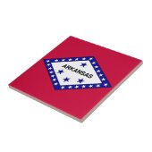 Flagge von Arkansas Fliese (Seite)