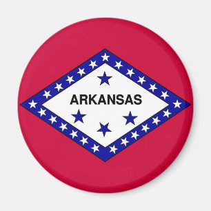 Flagge von Arkansas Magnet