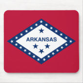 Flagge von Arkansas Mousepad (Vorne)