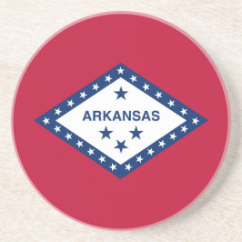 Flagge von Arkansas Sandstein Untersetzer