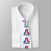 Flagge von Arlington, Texas Krawatte (Gebunden)