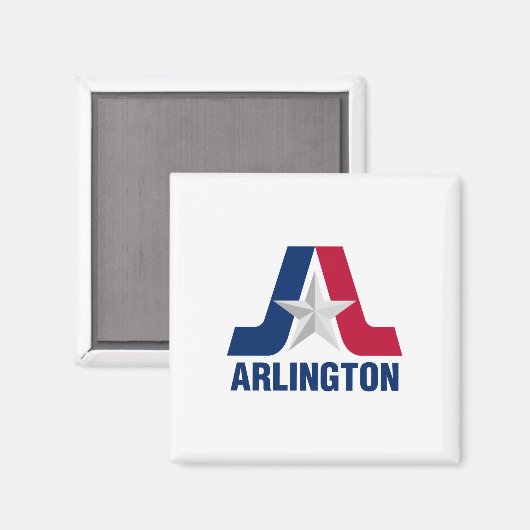 Flagge von Arlington, Texas Magnet (Vorderseite/Rückseite)
