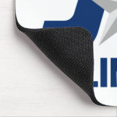 Flagge von Arlington, Texas Mousepad (Ecke)