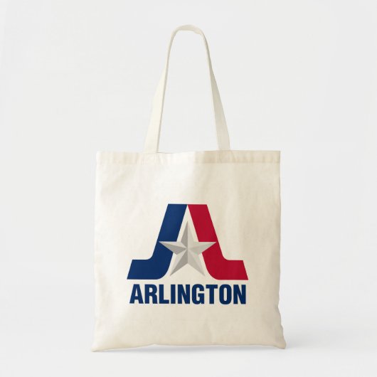 Flagge von Arlington, Texas Tote Bag Tragetasche (Vorne)