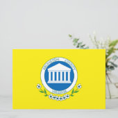 Flagge von Arlington (Virginia) Briefpapier (Stehend Vorderseite)