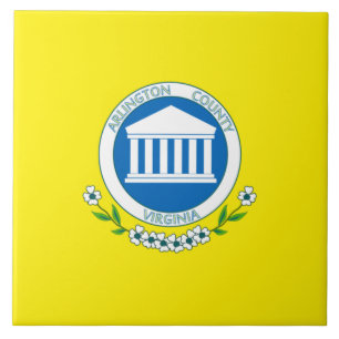 Flagge von Arlington (Virginia) Fliese