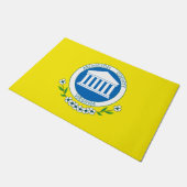 Flagge von Arlington (Virginia) Fußmatte (Schrägansicht)