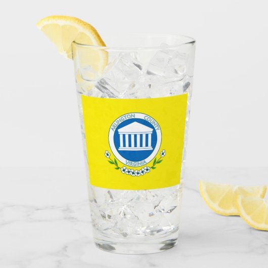Flagge von Arlington (Virginia) Glas (Vorderseite Ice)