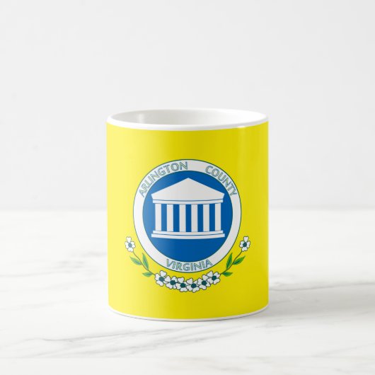 Flagge von Arlington (Virginia) Kaffeetasse (Mittel)