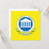 Flagge von Arlington (Virginia) Karte (Vorderseite/Rückseite Beispiel)