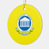 Flagge von Arlington (Virginia) Keramik Ornament (Links)