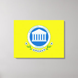 Flagge von Arlington (Virginia) Leinwanddruck