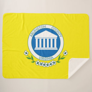 Flagge von Arlington (Virginia) Sherpadecke