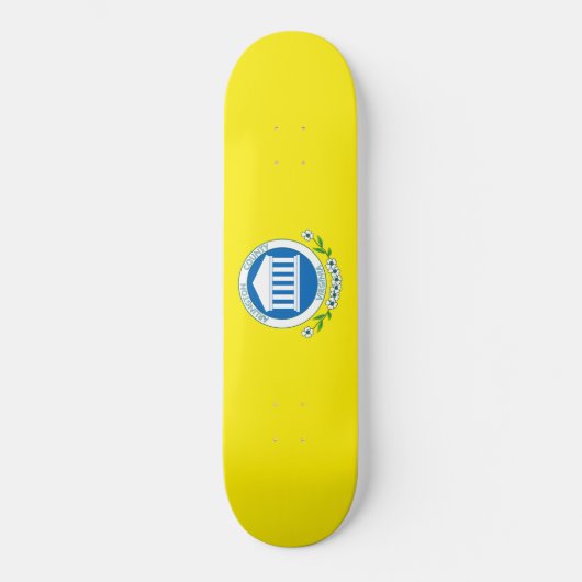 Flagge von Arlington (Virginia) Skateboard (Vorderseite)