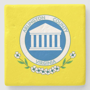 Flagge von Arlington (Virginia) Steinuntersetzer