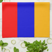 Flagge von Armenien-Geschirrtuch Handtuch (Gefaltet)
