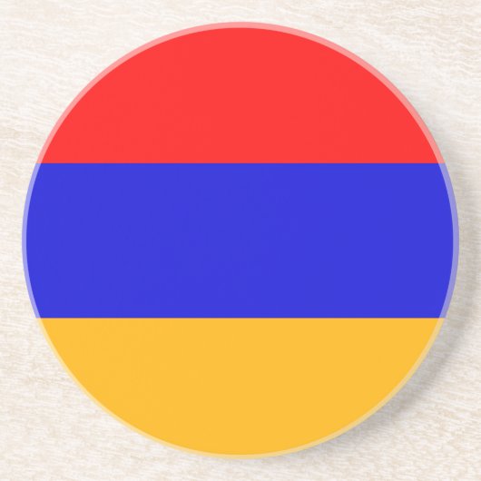 Flagge von Armenien Untersetzer (Vorne)