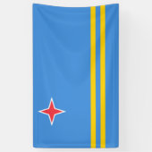 Flagge von Aruba Banner (Vertikal)