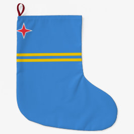 Flagge von Aruba Großer Weihnachtsstrumpf