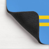 Flagge von Aruba Mousepad (Ecke)