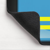 Flagge von Aruba Mousepad (Ecke)