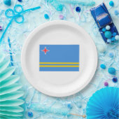 Flagge von Aruba Pappteller (Party)