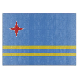 Flagge von Aruba Schneidebrett