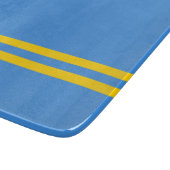 Flagge von Aruba Schneidebrett (Ecke)