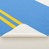 Flagge von Aruba Sherpadecke (3/4)