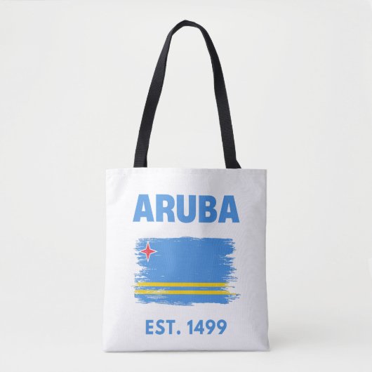 Flagge von Aruba Tasche (Vorderseite)