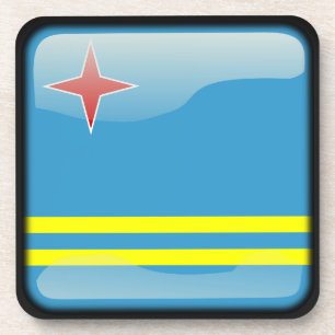 Flagge von Aruba Untersetzer