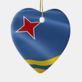 Flagge von Aruba-Verzierung Keramikornament (Rechts)