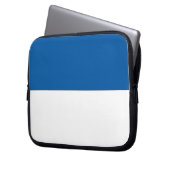 Flagge von Assen Laptopschutzhülle (Vorderseite Links)