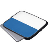 Flagge von Assen Laptopschutzhülle (Vorne Knopf)