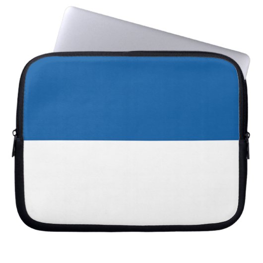 Flagge von Assen Laptopschutzhülle (Vorderseite)