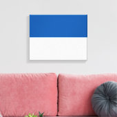 Flagge von Assen Leinwanddruck (Insitu (Wohnzimmer))