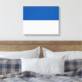 Flagge von Assen Leinwanddruck (Insitu (Schlafzimmer))