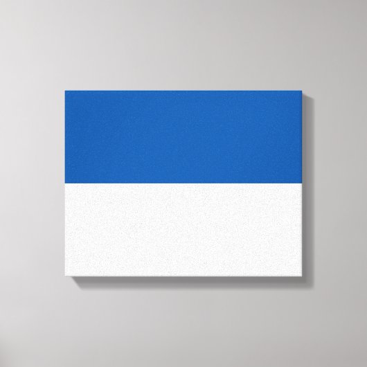 Flagge von Assen Leinwanddruck (Vorderseite)