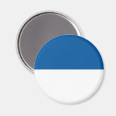 Flagge von Assen Magnet (Vorderseite/Rückseite)