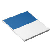 Flagge von Assen Notizblock (angewinkelt)