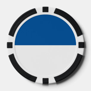Flagge von Assen Pokerchips